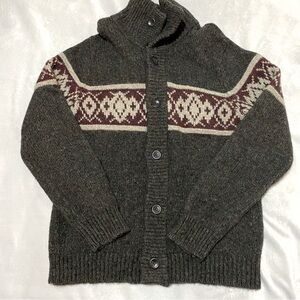 Gap men’s wool/camel hair blend buttons closure cardigan